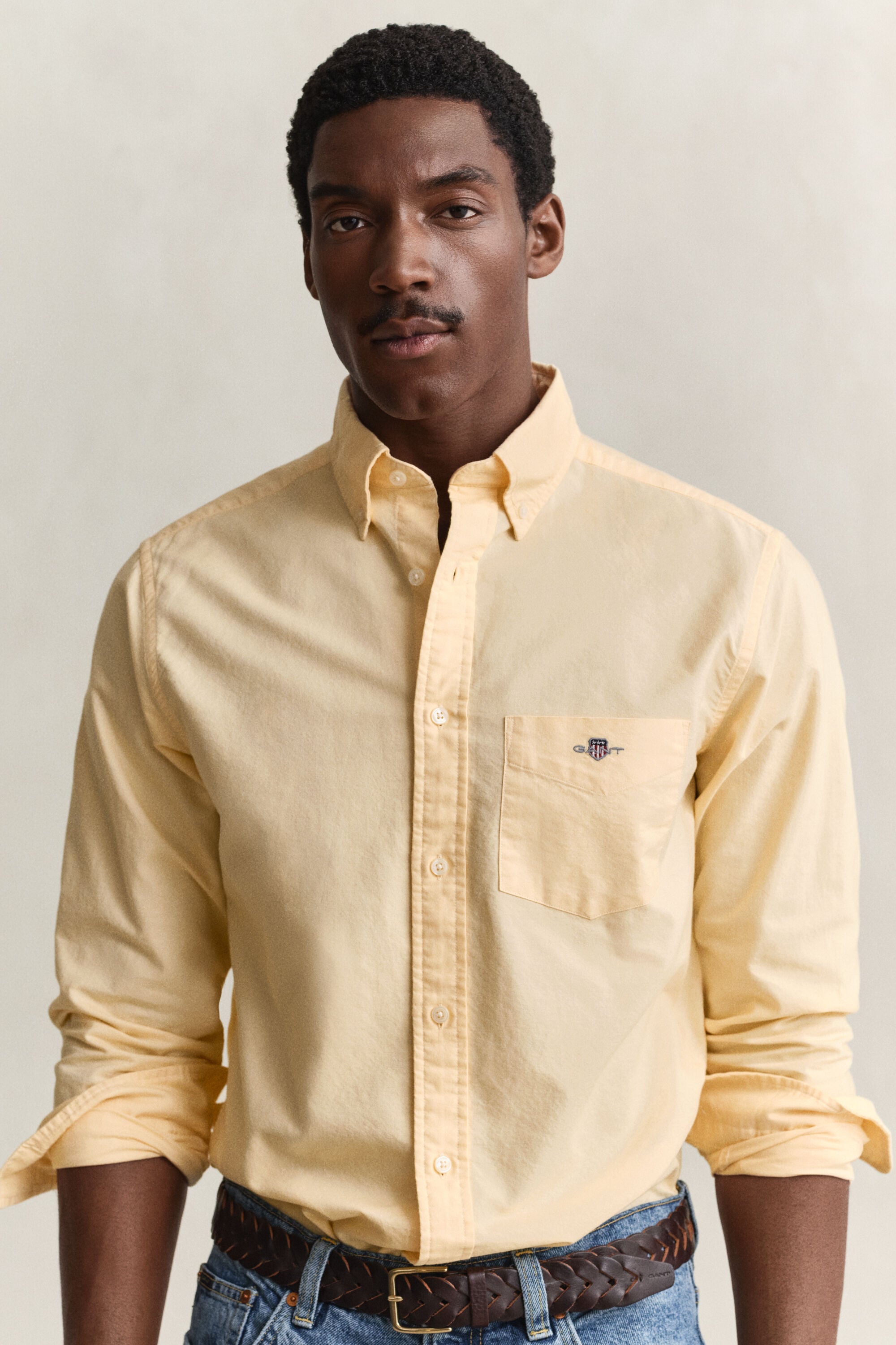 Regular fit klassisk oxfordskjorta