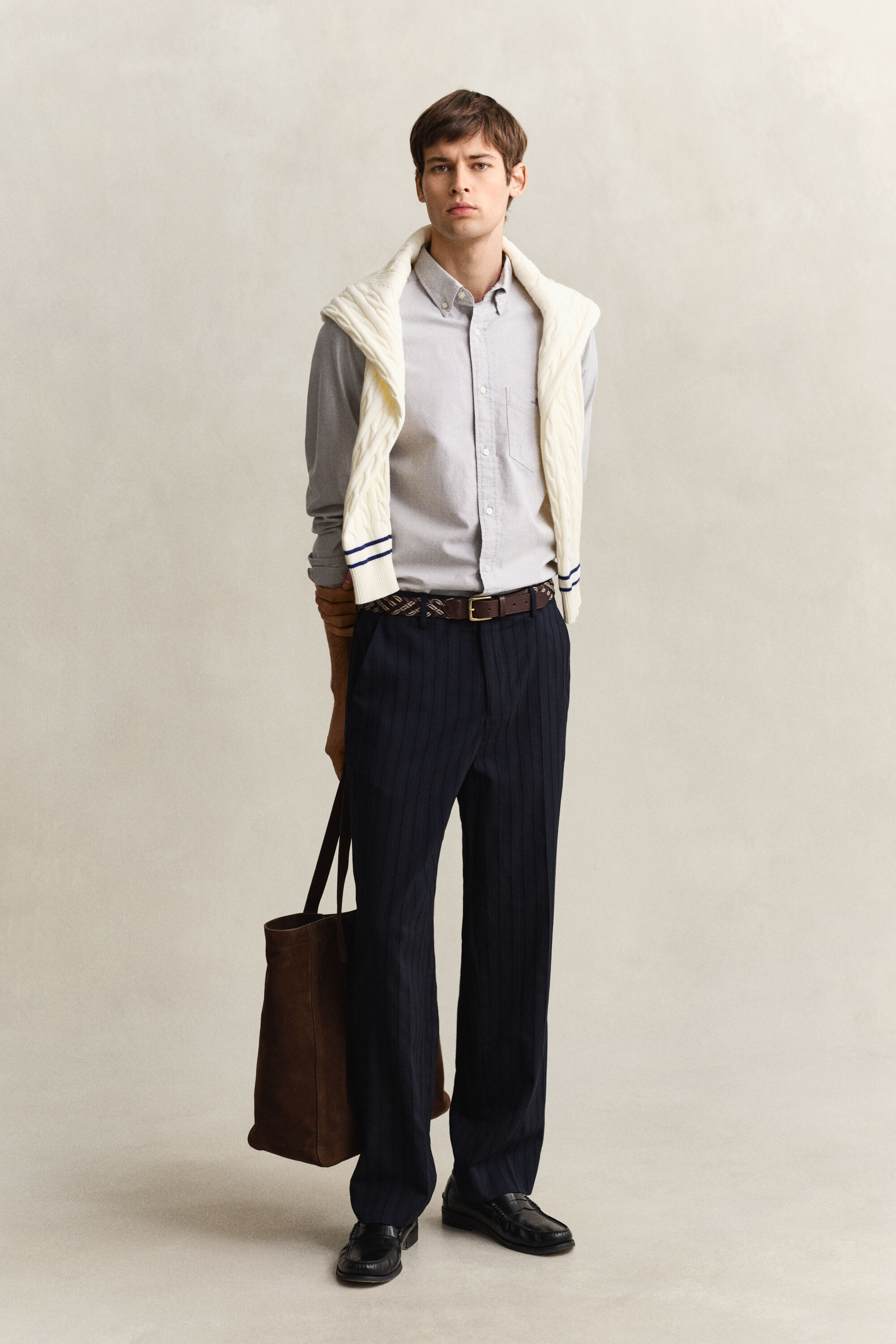 Regular fit klassisk oxfordskjorta