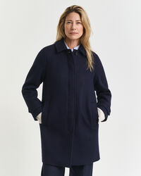 Car Coat i ullblandning