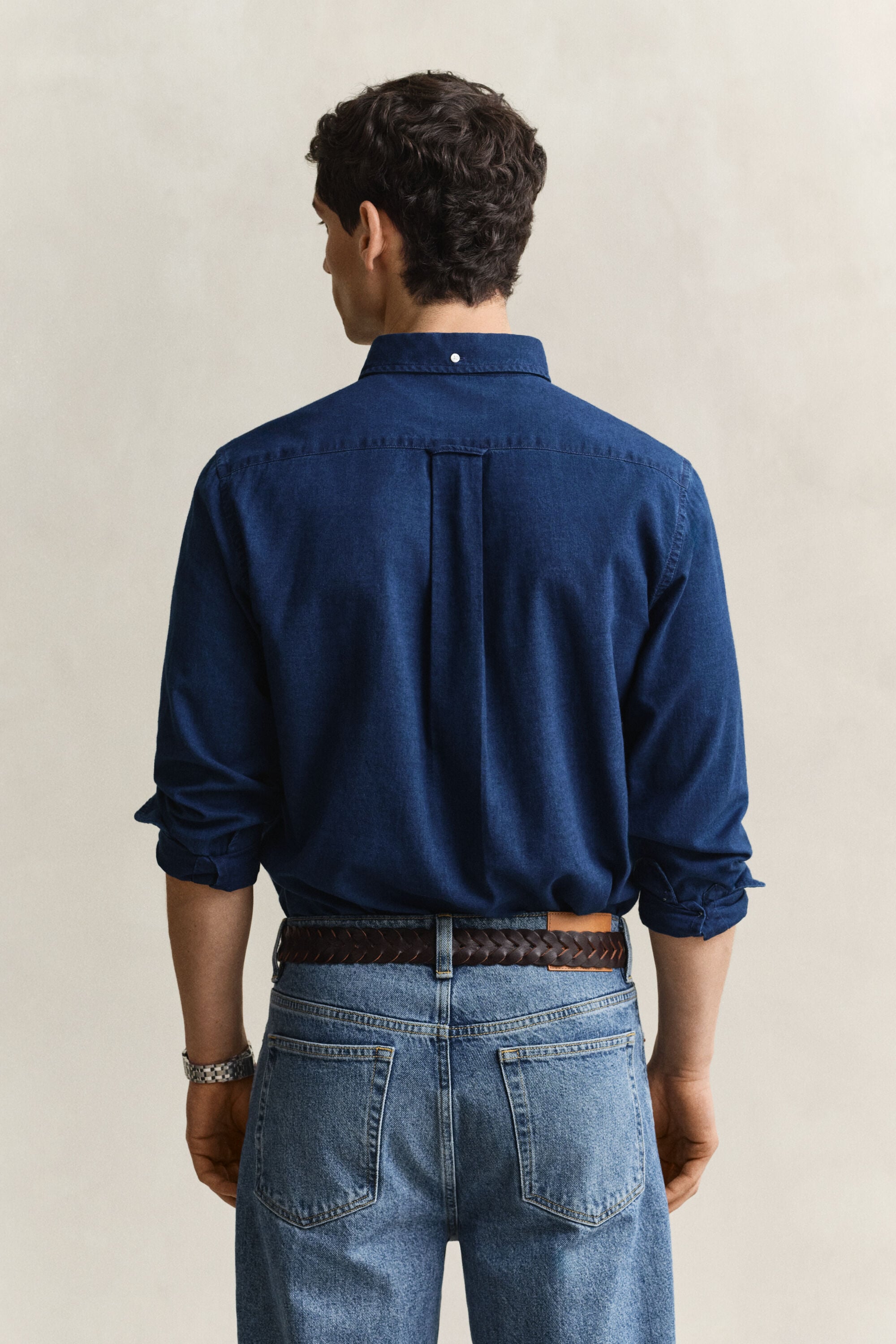 Indigo Oxfordskjorta