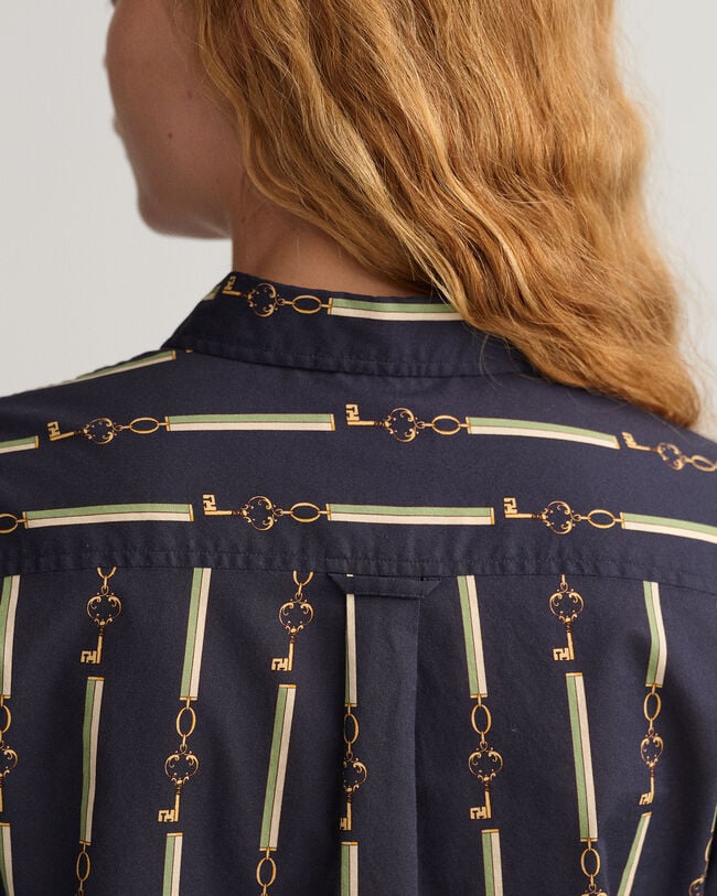 Regular fit American Luxe skjorta i bomullsvoile