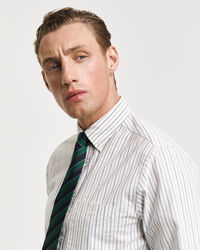 Regular fit klassisk randig oxfordskjorta