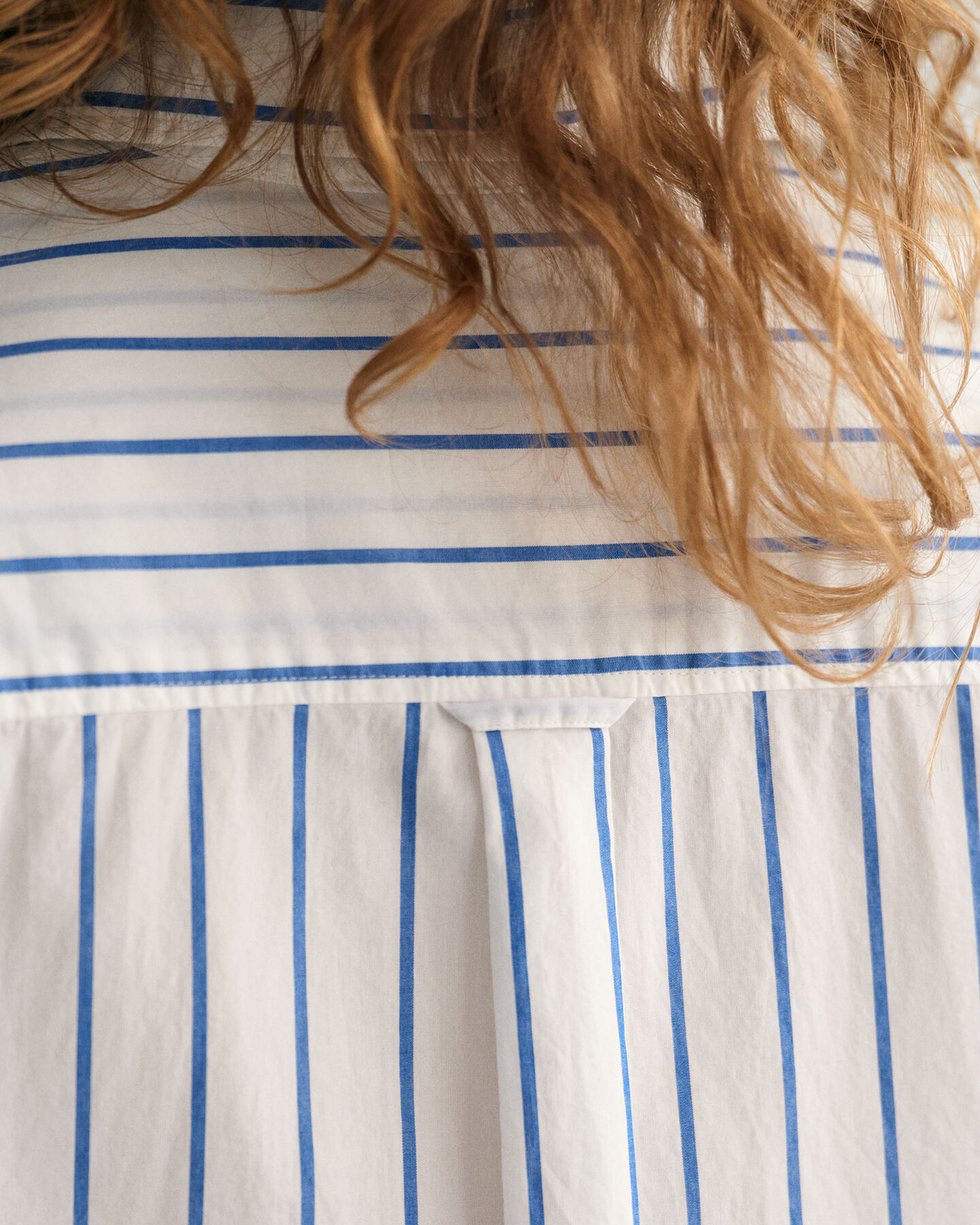 Oversized randig skjorta