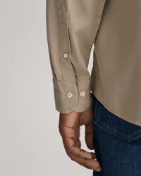 Regular fit Garment-Dyed lyocellskjorta