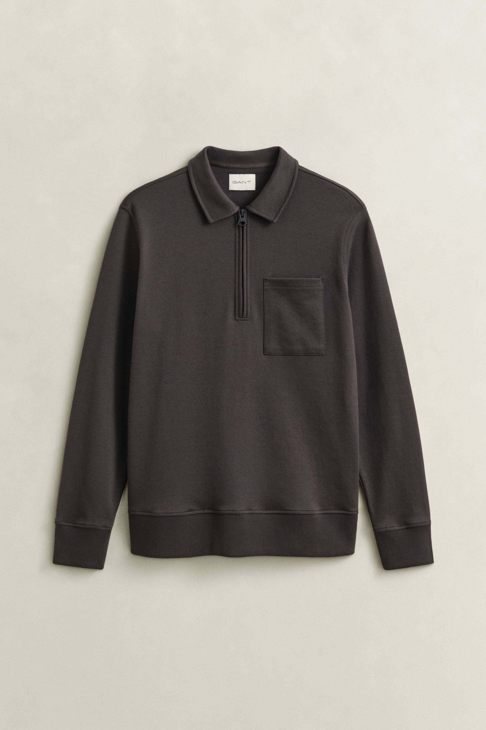 Sweatshirt med half-zip