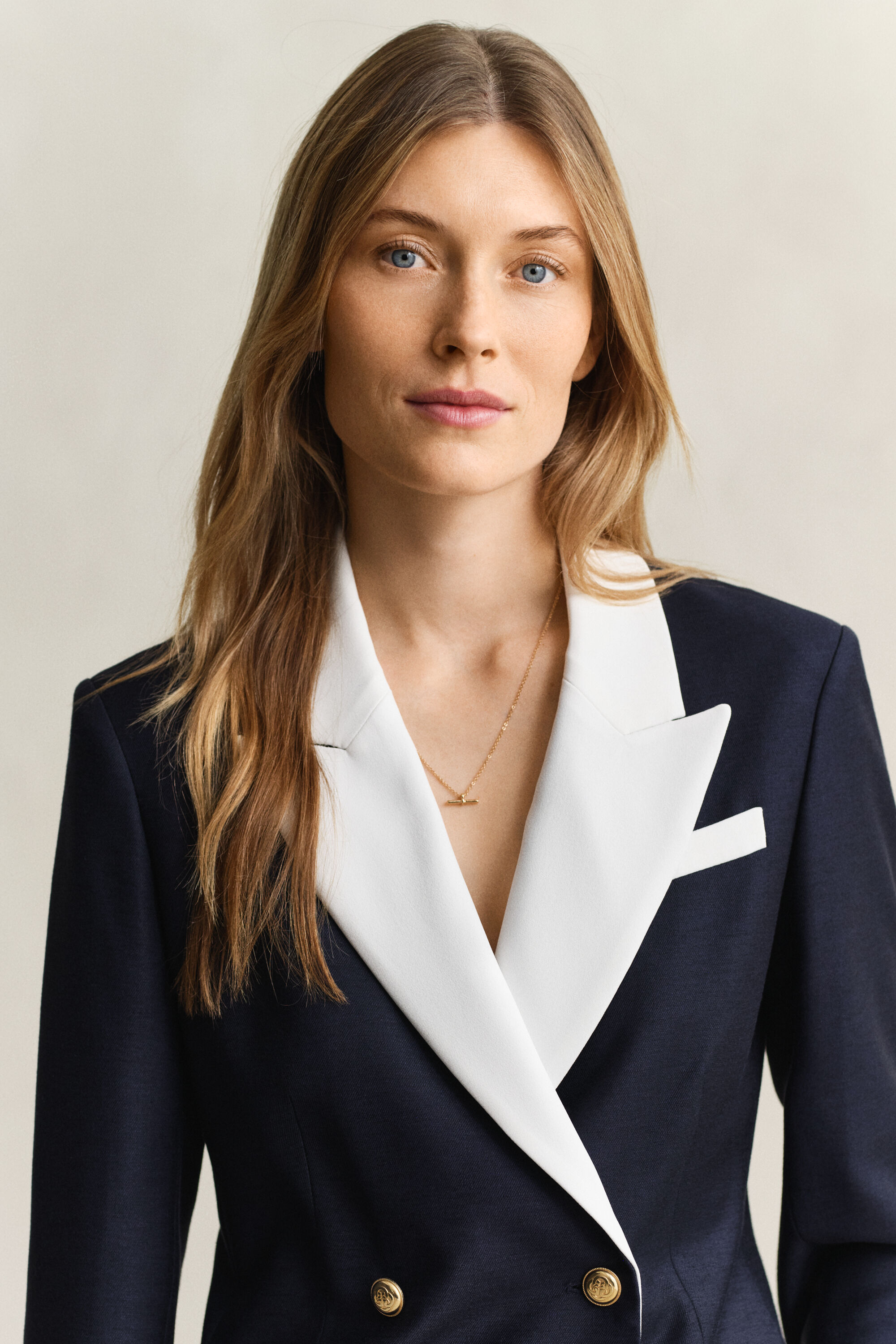 Kontrastfärgad kavaj