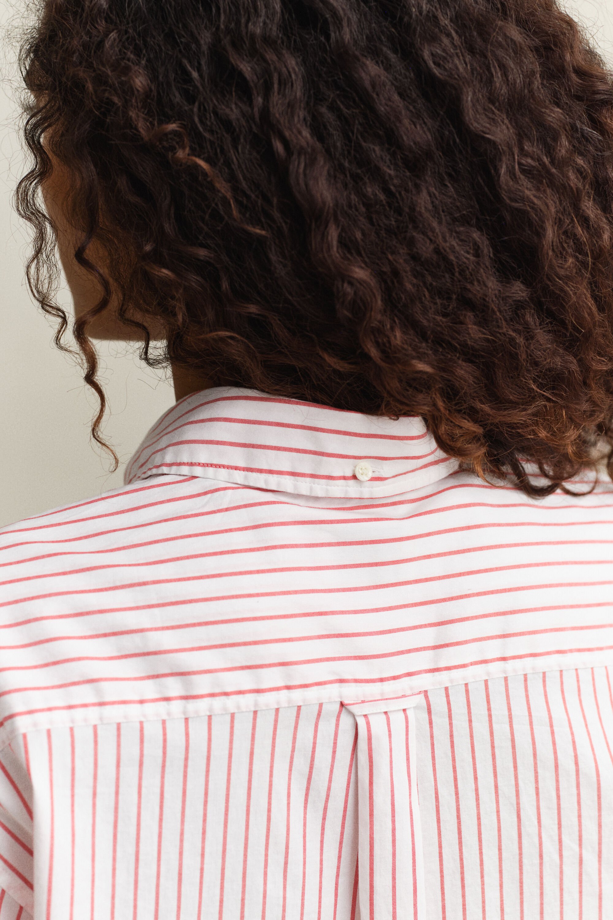 Lyxig oxfordskjorta med ränder