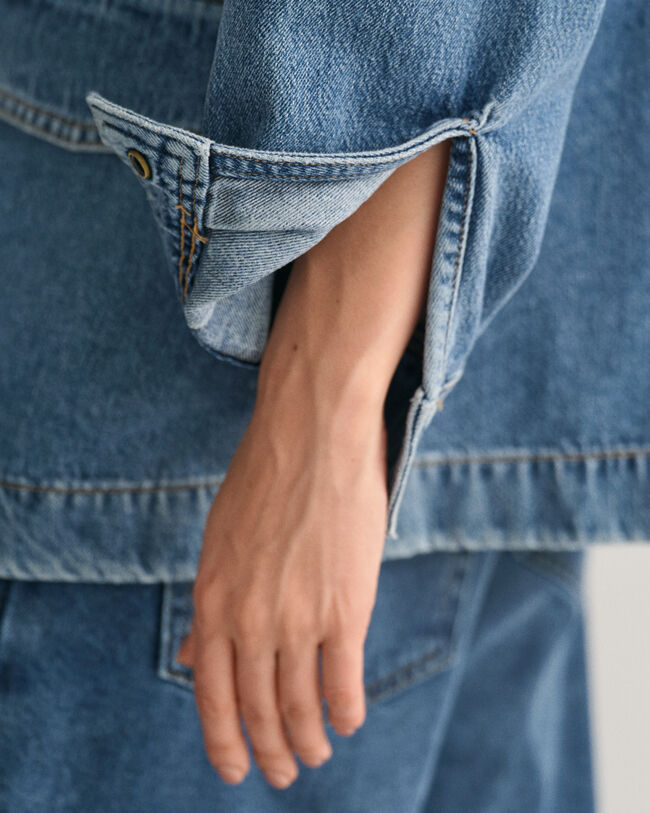 F&auml;ltjacka i denim