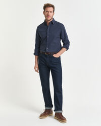 Regular fit melerad flanellskjorta