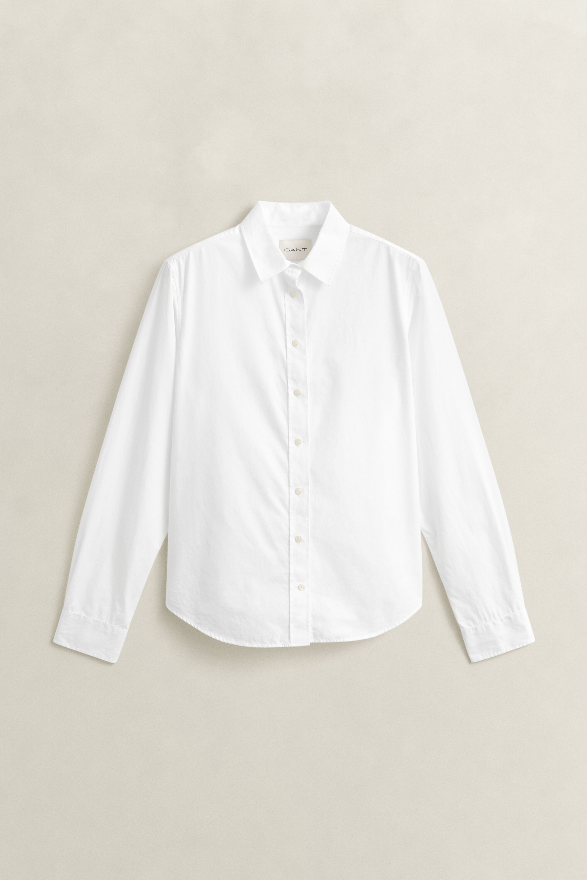 Regular fit klassisk poplinskjorta