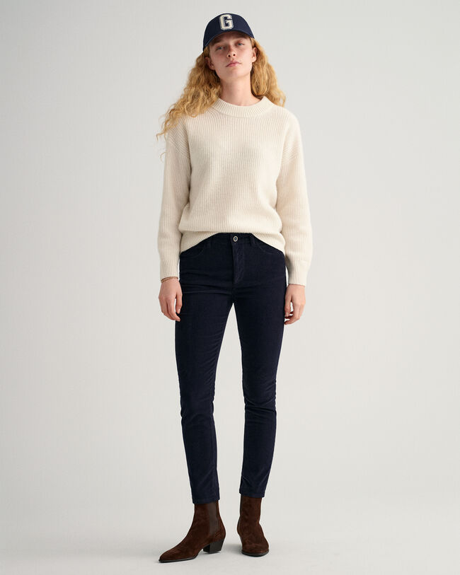Farla slim fit cropped manchesterjeans