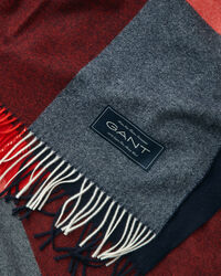 Rutig pläd i extra fin merinoull