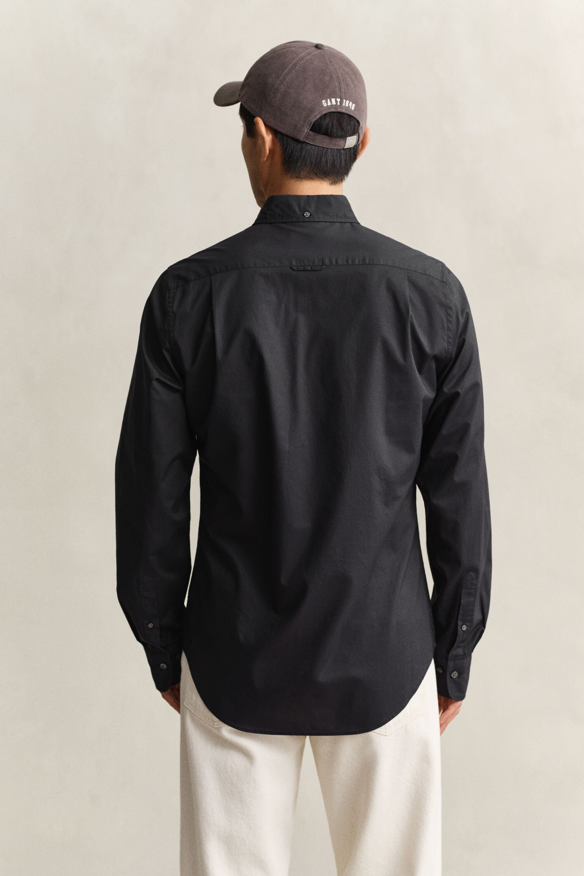 Slim fit klassisk poplinskjorta