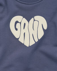 Girls Heart Graphic rundhalsad sweatshirt