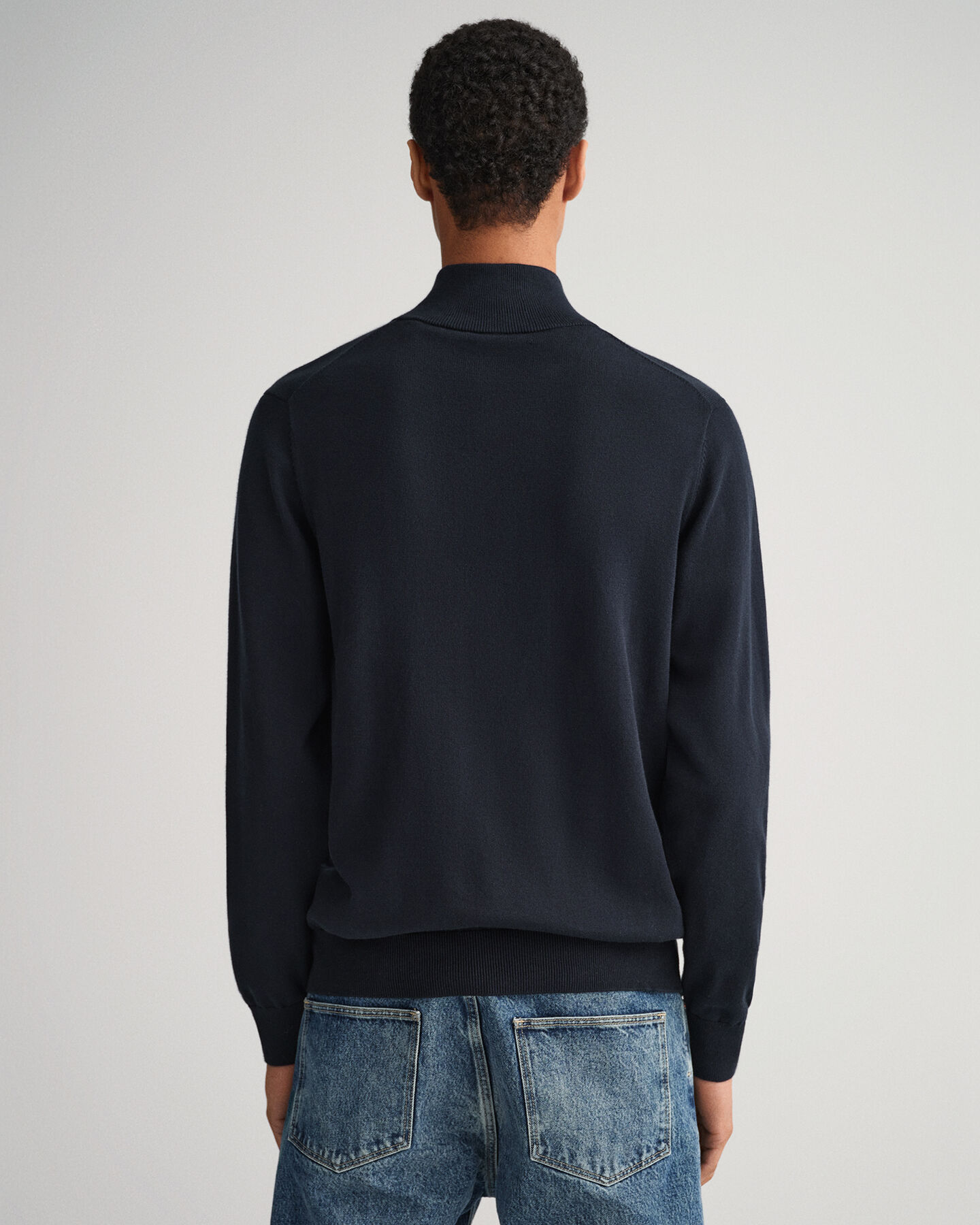 Classic half-zip bomullströja