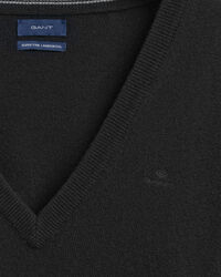 V-ringad tröja i superfin lammull