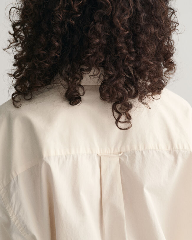 Oversized Compact poplinskjorta