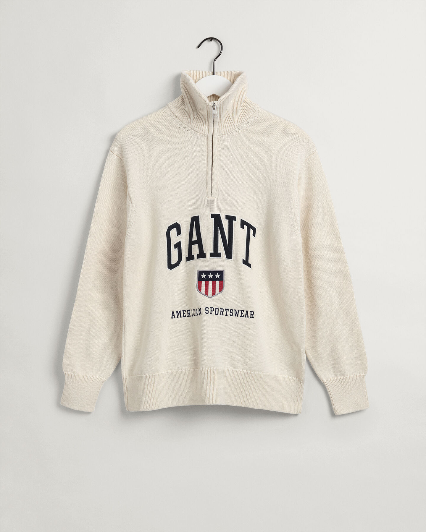 Retro Shield half-zip tröja