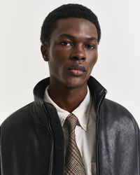 Harrington-jacka i läder