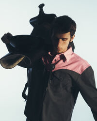 Wrangler x GANT relaxed fit Neon Western skjorta