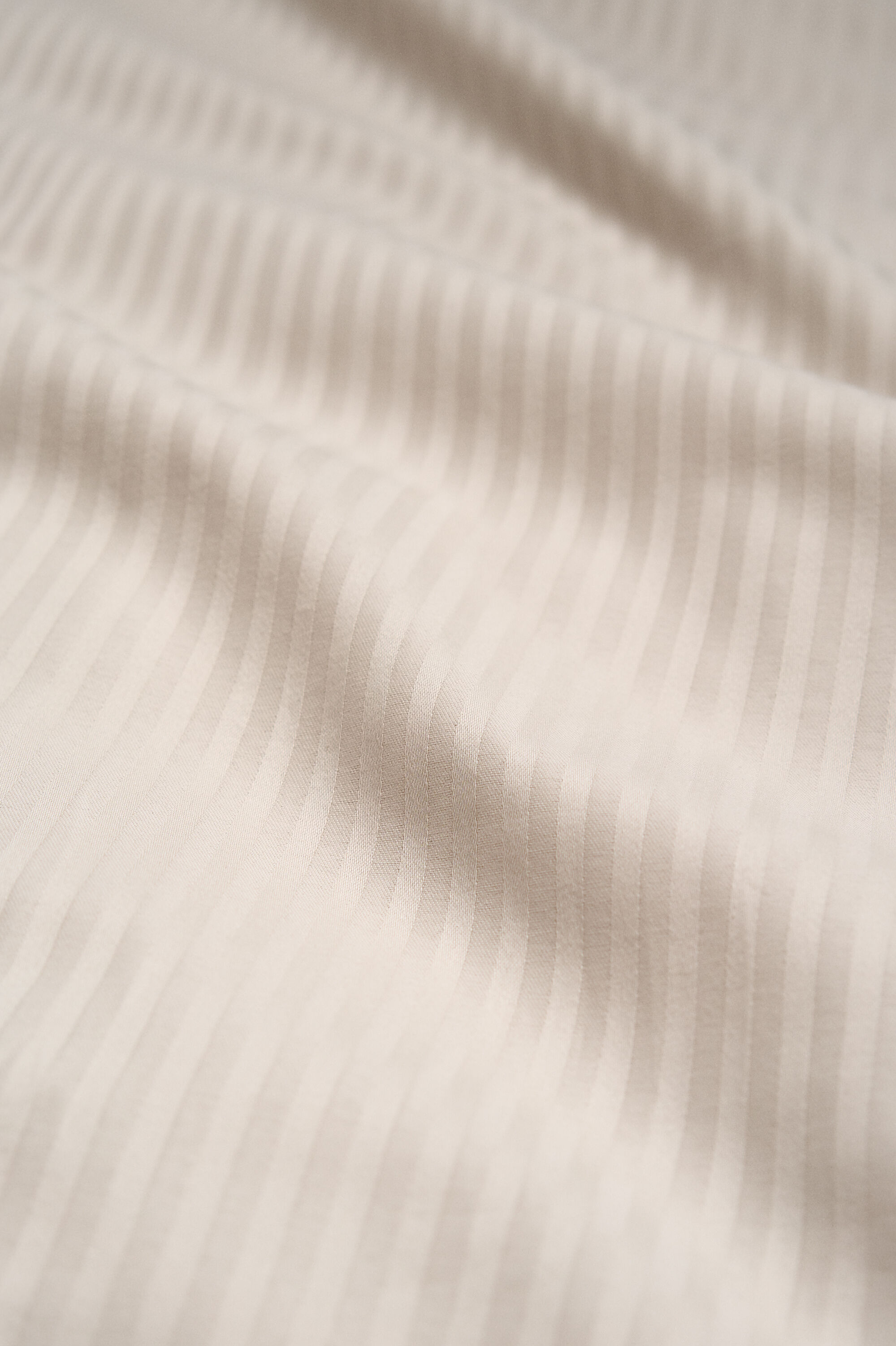 Sateen randigt påslakan, enkel