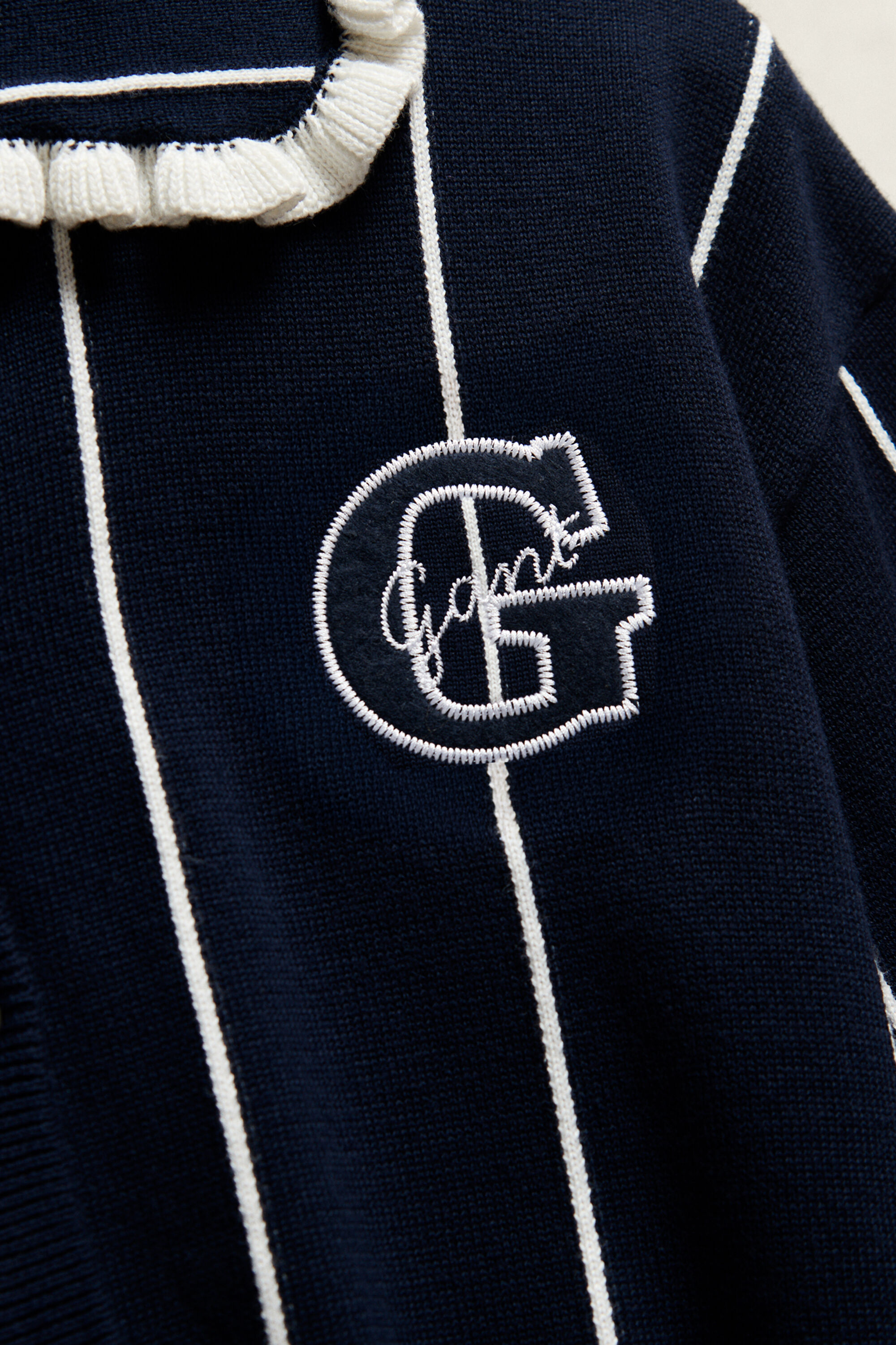 Teen Girls randig kofta