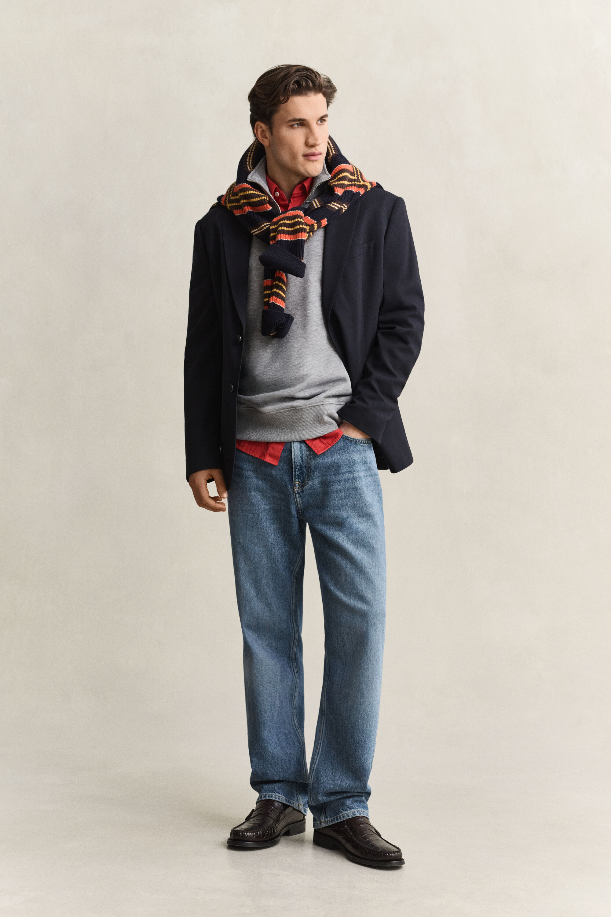 Shield sweatshirt med half-zip