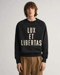 Luxe crew neck sweatshirt