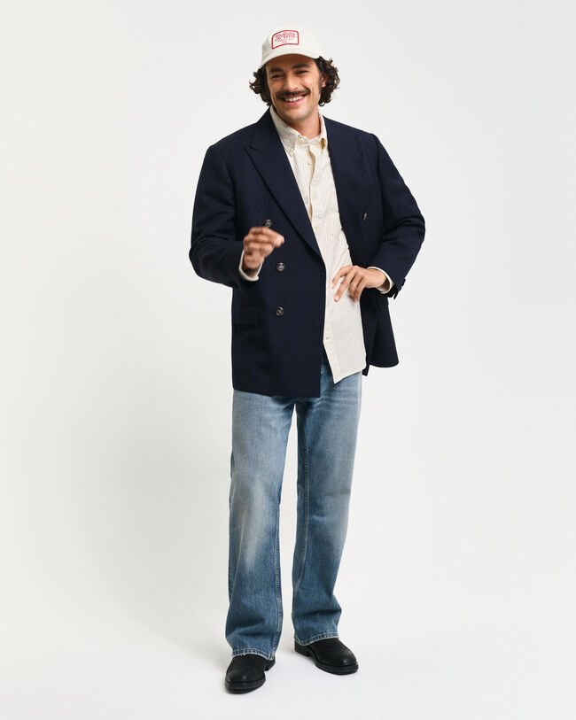 Relaxed fit klubblazer