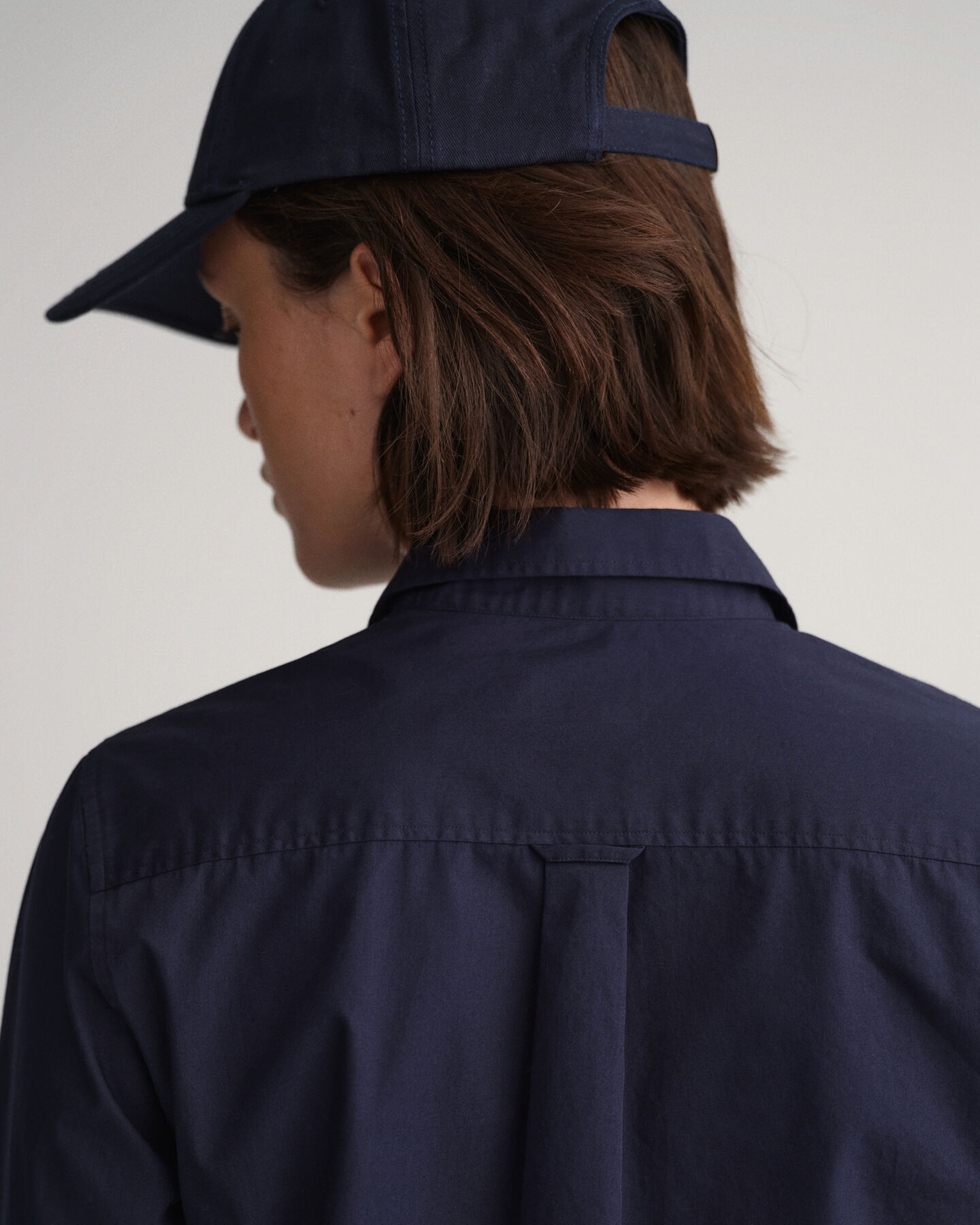 Regular fit poplinskjorta