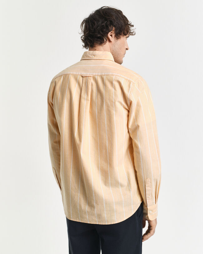 Regular fit klassisk randig oxfordskjorta