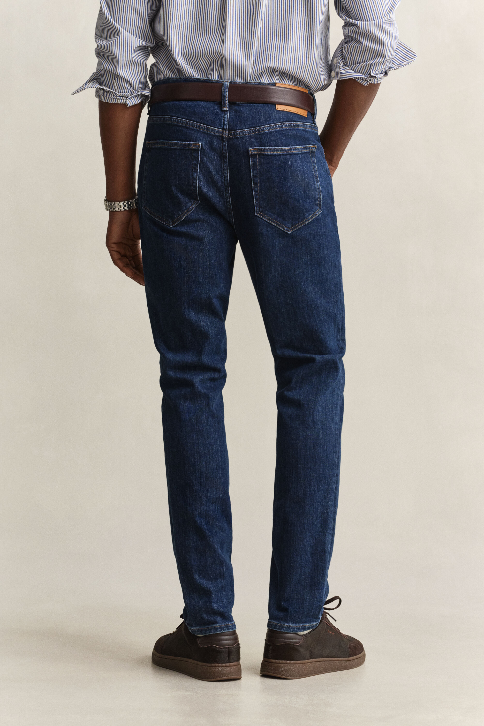 Slim fit jeans i stilren tvätt