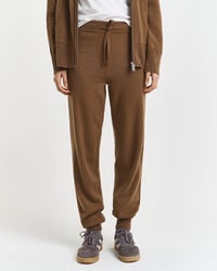 Stickade byxor i superfin lammull