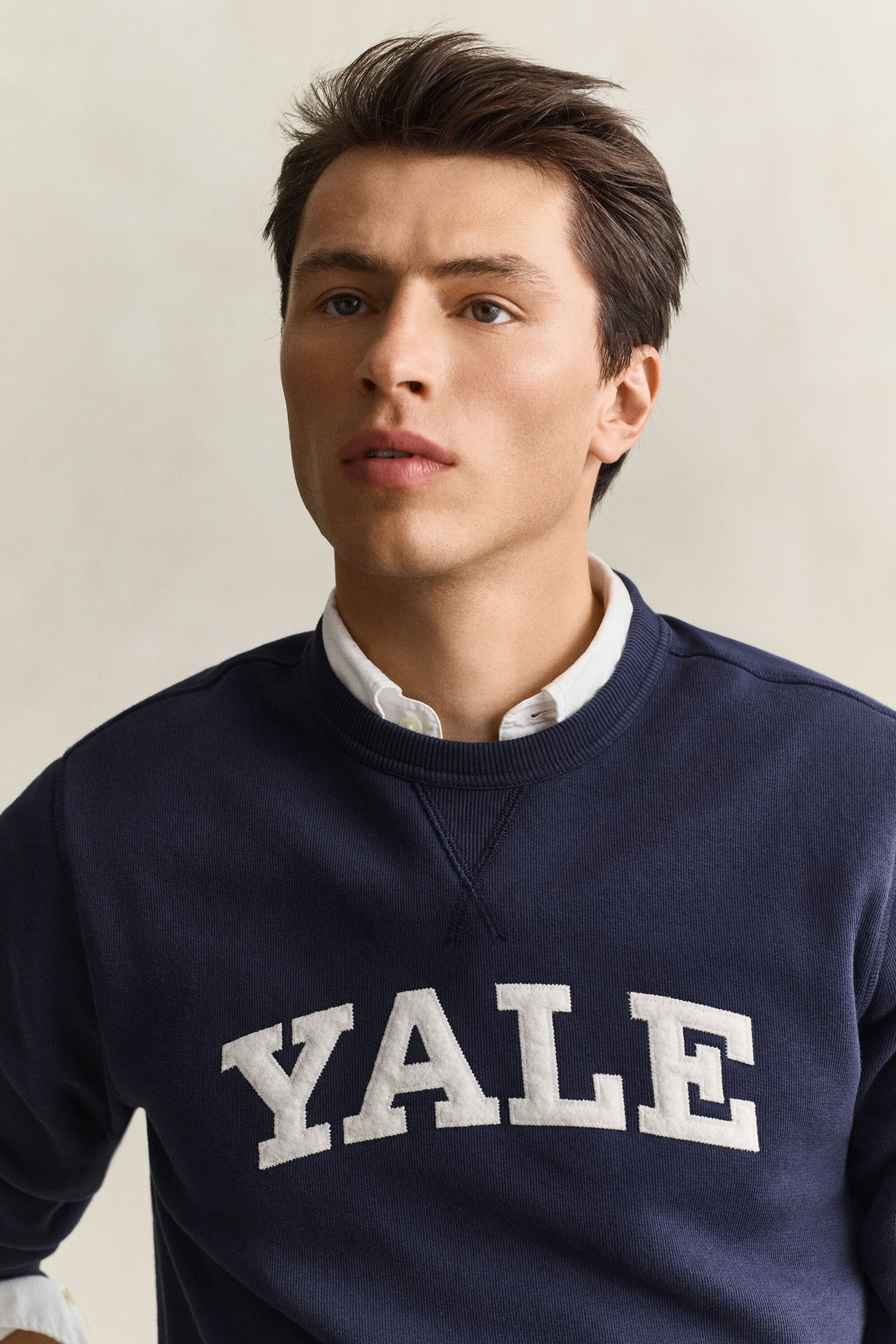 Gant x Yale rundhalsad sweatshirt