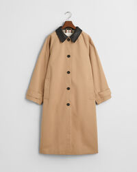 Car Coat med skinnkrage