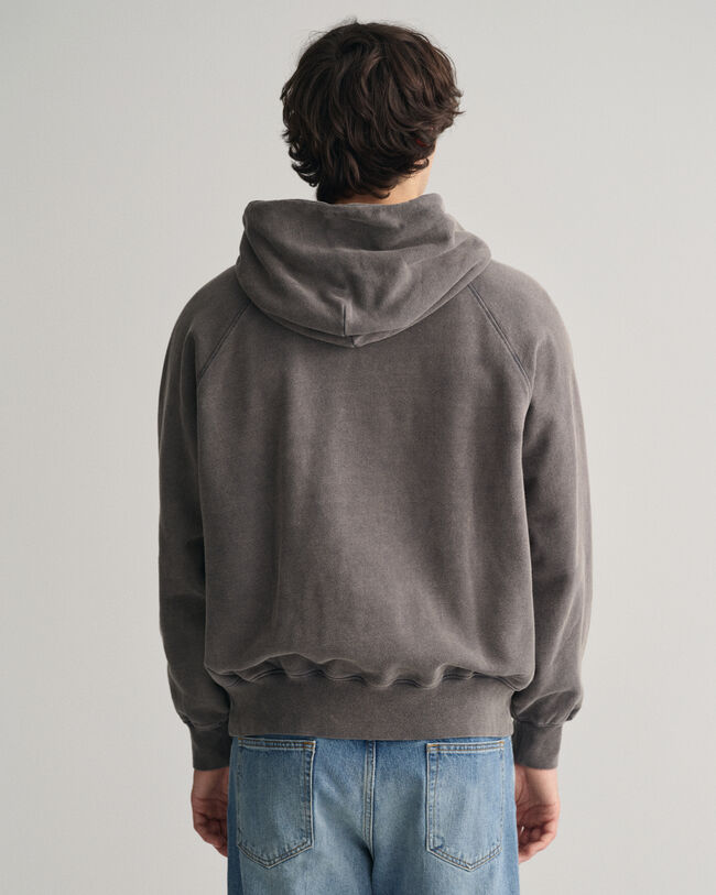 Hoodie i vintagetv&auml;tt