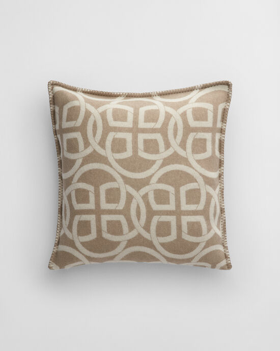 Monogram kuddfodral i ull