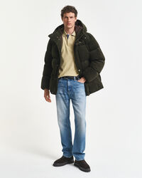 Kontrastfärgad pikétröja