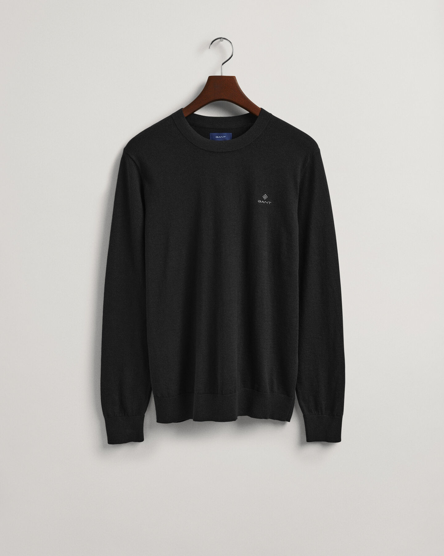 Crew neck tr&ouml;ja i bomull och kashmir