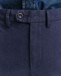 Slim fit jeans i bomull med fiskbensmönster