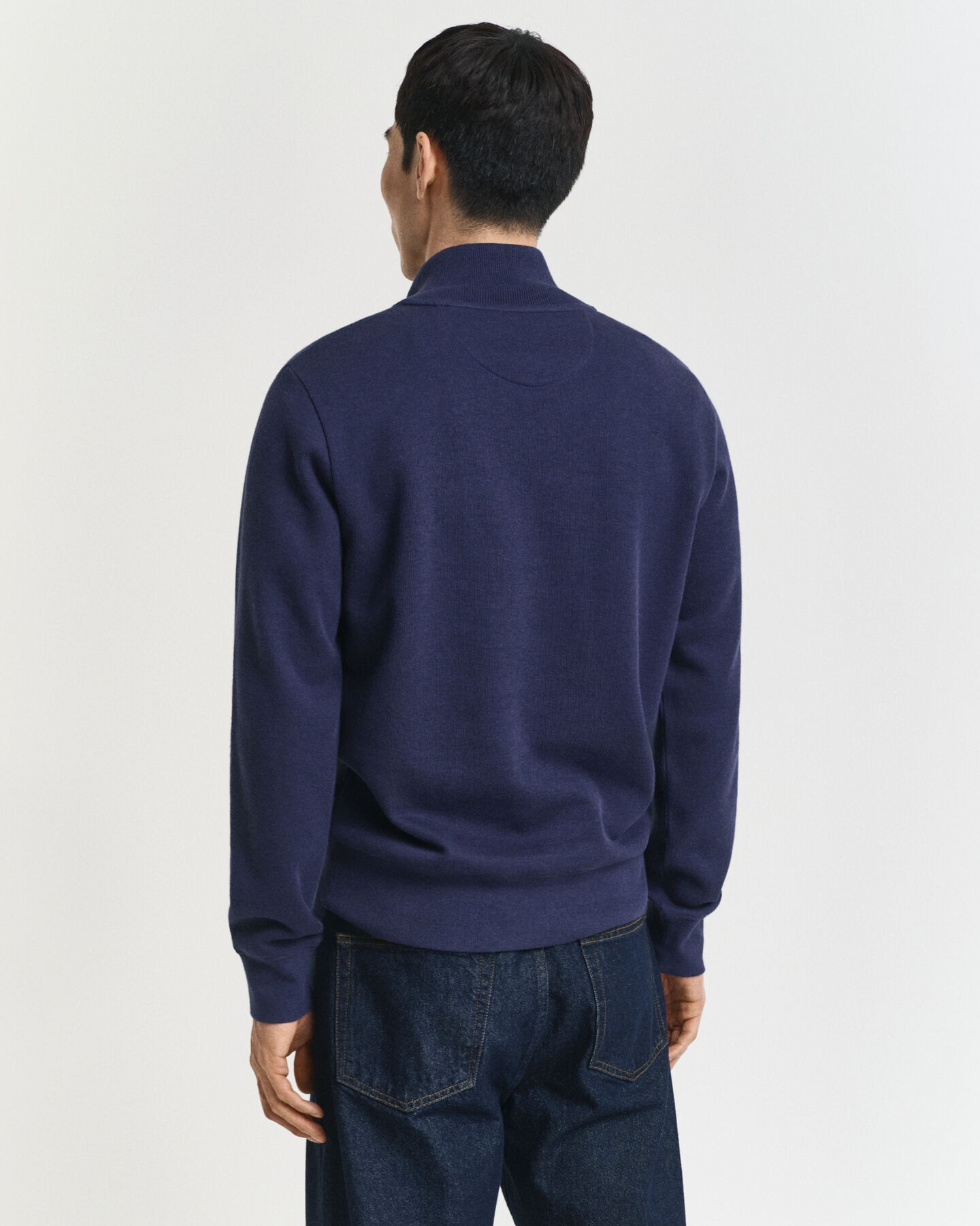 Sacker Rib sweatshirt med half-zip