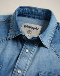 Wrangler x GANT relaxed fit Western denimskjorta