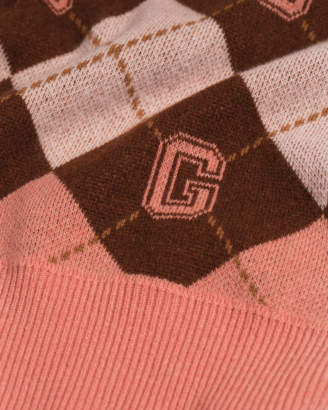 Argyle crew neck tr&ouml;ja