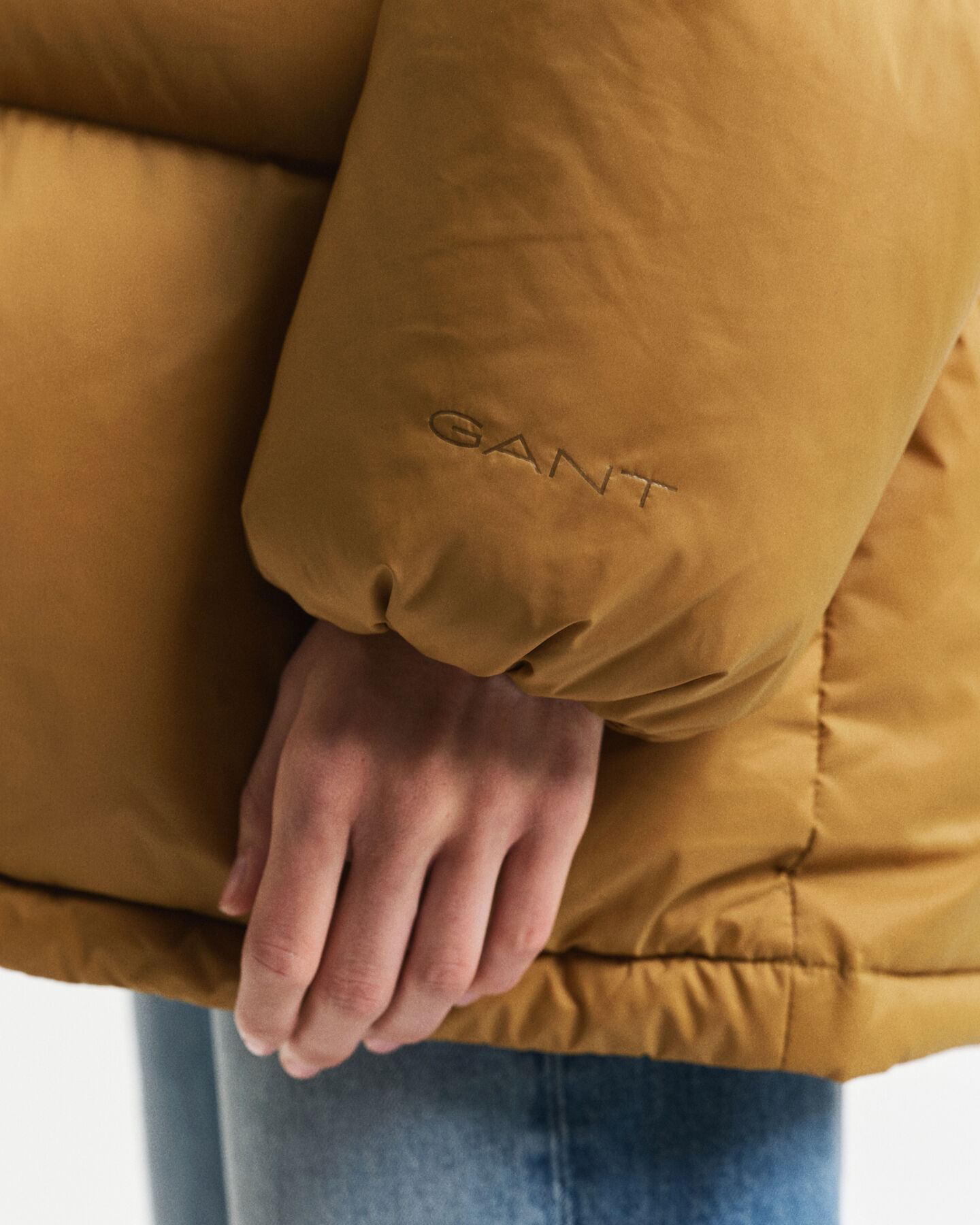 Mellanlång dunjacka