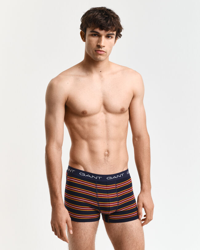 Trepack kalsonger med rugbyr&auml;nder i presentf&ouml;rpackning