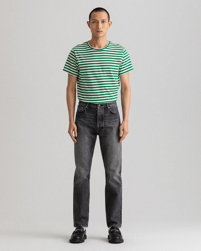 Heritage Worn tv&auml;ttade jeans