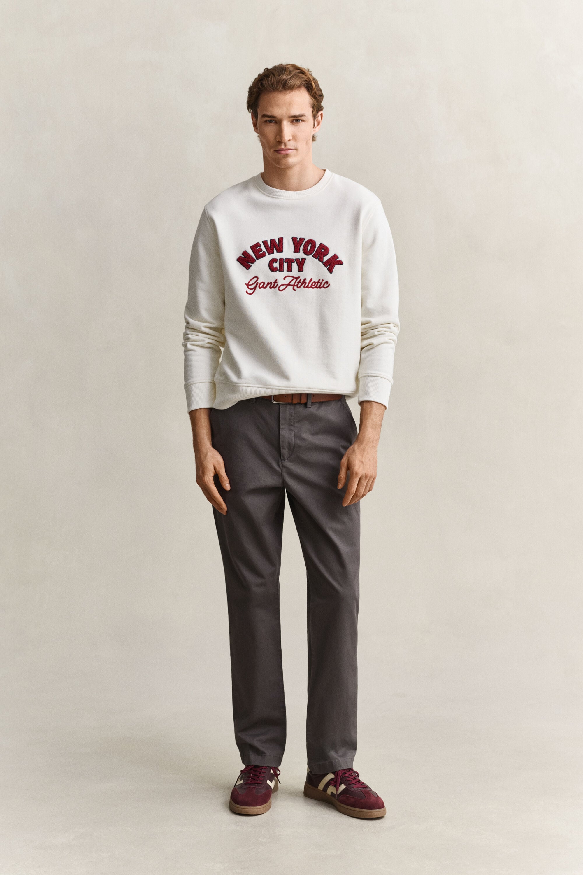 Klassiska chinos med regular fit