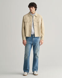 Truckerjacka i skinn