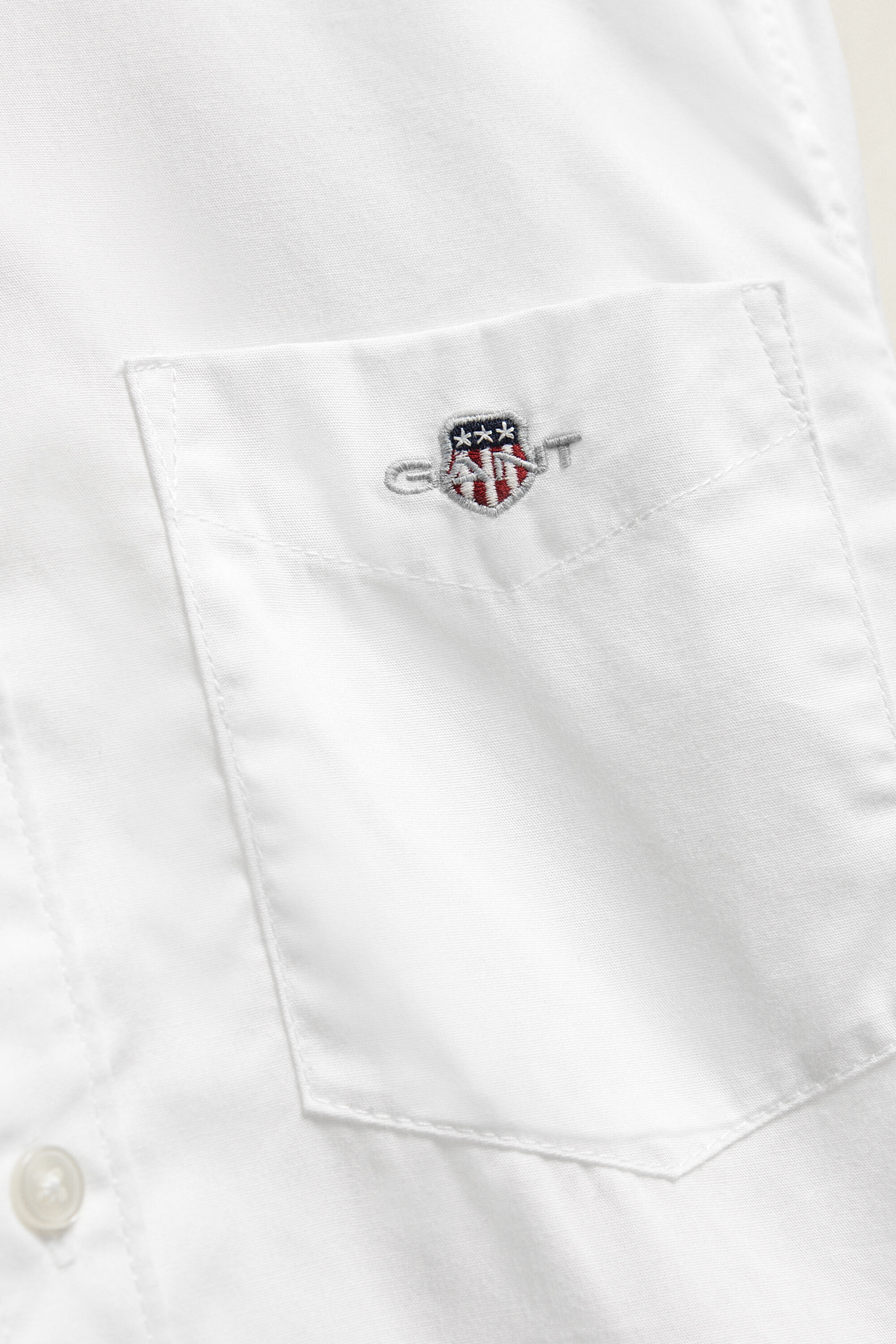 Teen Boys poplinskjorta med sköldemblem