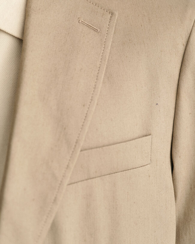 Kostymkavaj i bomull och linne
